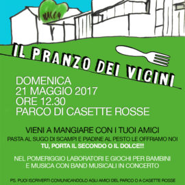 PRANZO DEI VICINI A CASETTE ROSSE – SESTRI LEVANTE