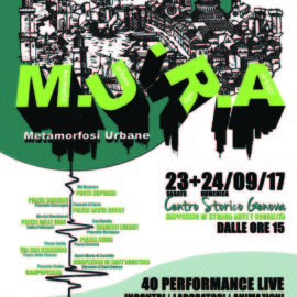 M.U.R.A. EVENTO NEL CENTRO STORICO DI GENOVA