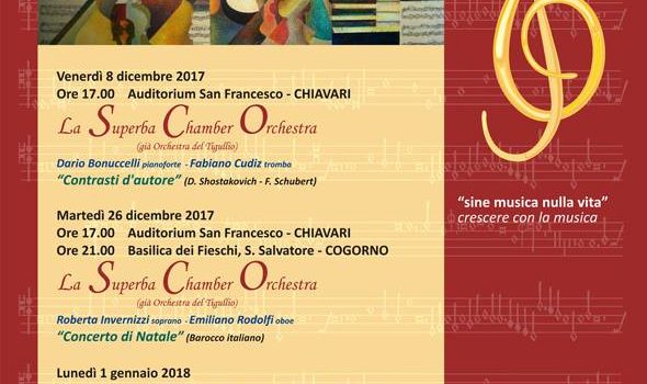 CONCERTI DI NATALE DELLA FILARMONICA DI CHIAVARI