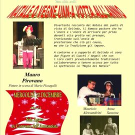 COMMEDIA DIALETTALE STASERA ALL’EX CONVENTO DELL’ANNUNZIATA