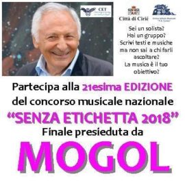 CONCORSO MUSICALE DI MOGOL “SENZA ETICHETTA”