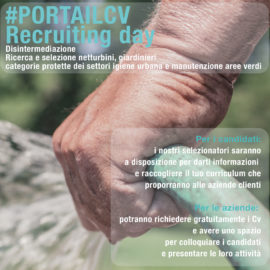 RECRUITING DAY PER LAVORI NEL VERDE