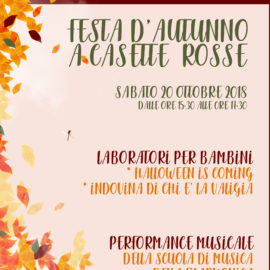 FESTA D’AUTUNNO A CASETTE ROSSE – SABATO 20 OTTOBRE 2018