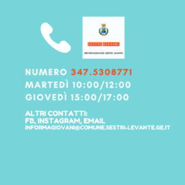 CONTATTI INFORMAGIOVANI SESTRI LEVANTE
