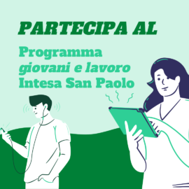 PROGRAMMA GIOVANI E LAVORO INTESA SAN PAOLO