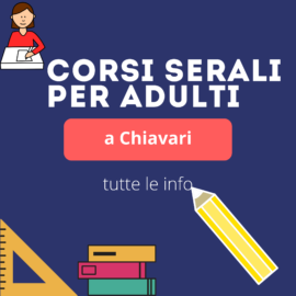 CORSI SERALI PER ADULTI A CHIAVARI