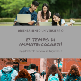 COSA FACCIO DOPO IL DIPLOMA? APPUNTAMENTI CON L’ORIENTAMENTO