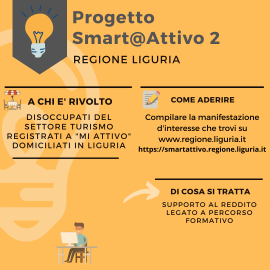 PROGETTO SMART@ATTIVO SECONDA EDIZIONE: FORMAZIONE E INDENNITA’