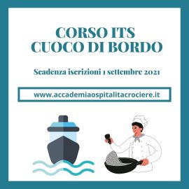 ACCADEMIA MARINA MERCANTILE: CORSO ITS CUOCO DI BORDO